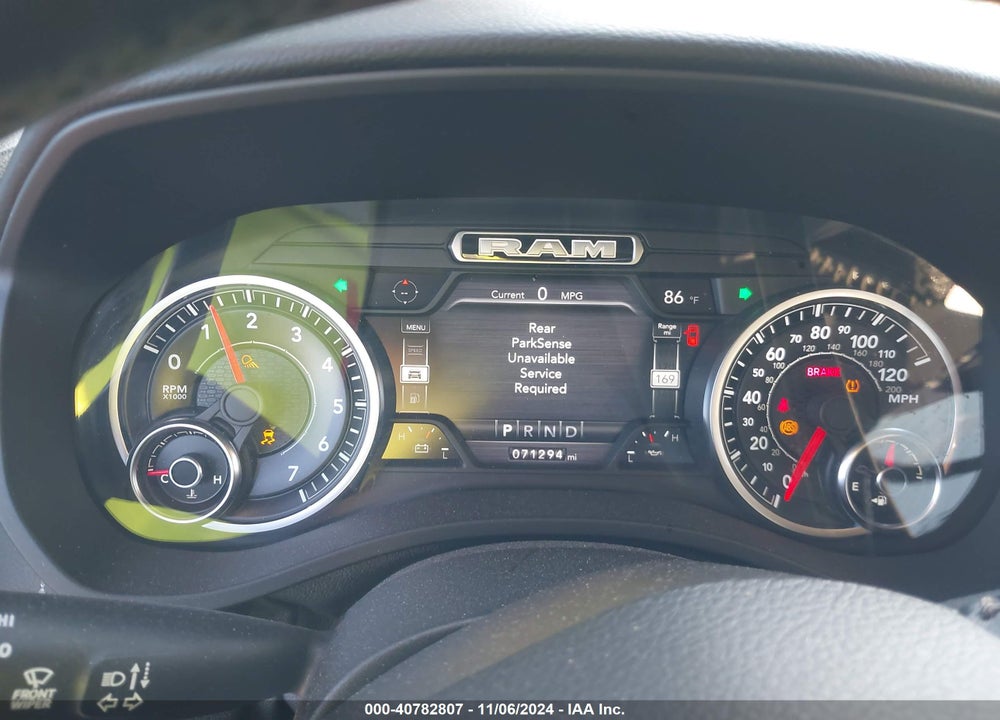 2019 RAM 1500 BIG HORN/LONE STAR 4X4 5'7 BOX VIN: 1C6SRFFT2KN512701