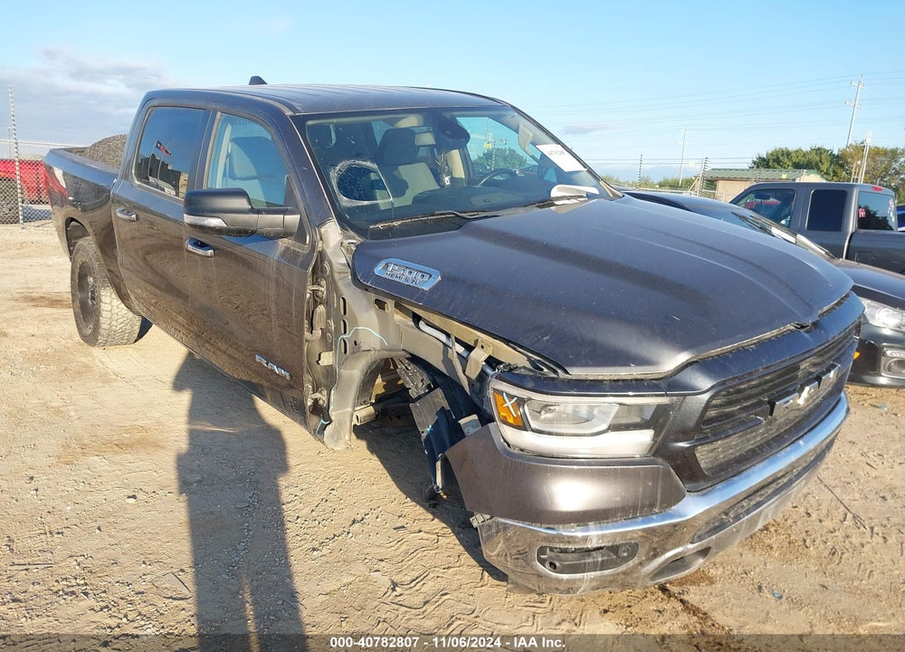 2019 RAM 1500 BIG HORN/LONE STAR 4X4 5'7 BOX VIN: 1C6SRFFT2KN512701
