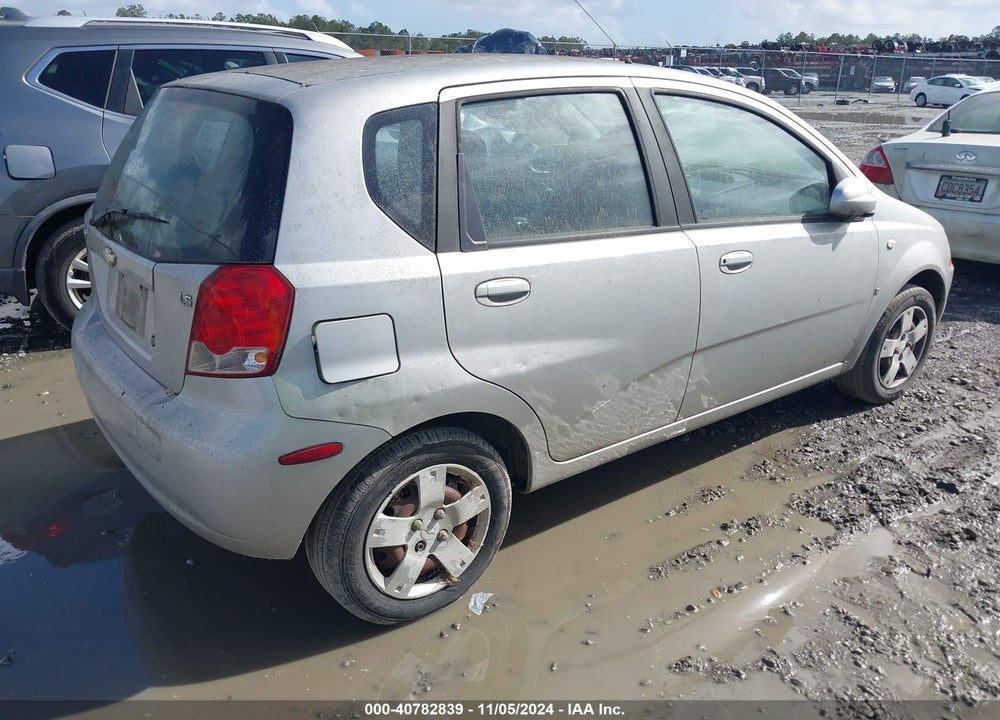 2007 CHEVROLET AVEO 5 LS VIN: KL1TD66667B700644
