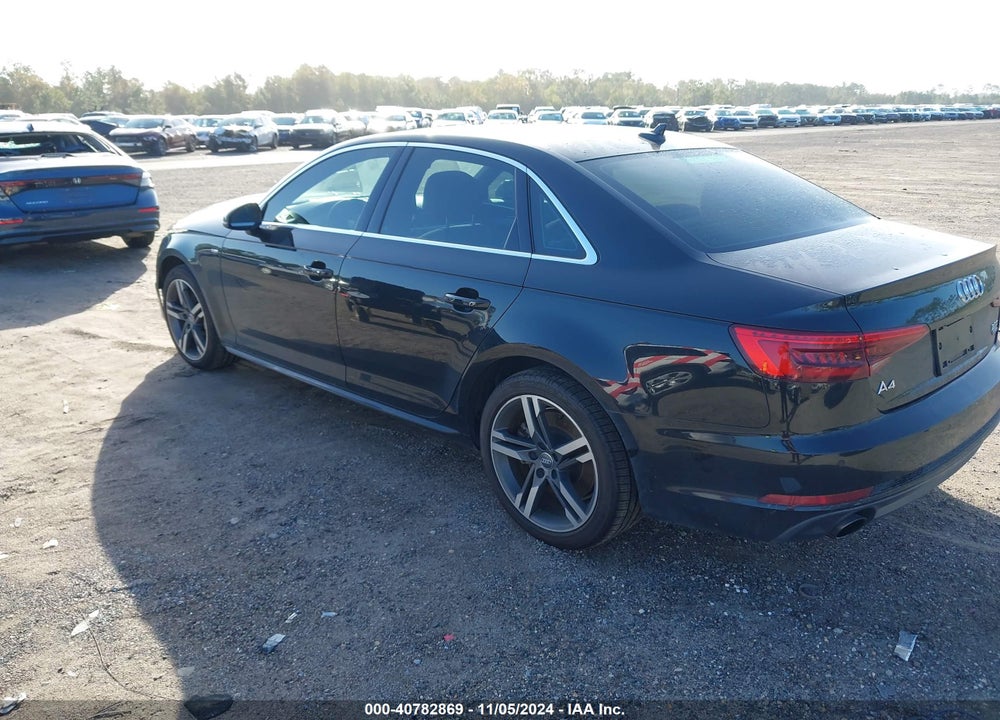 2017 AUDI A4 2.0T PREMIUM VIN: WAUENAF40HN022860