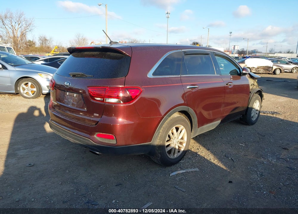 2019 KIA SORENTO 2.4L LX VIN: 5XYPG4A3XKG438693