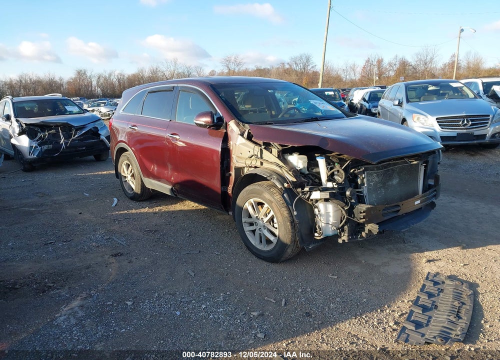 2019 KIA SORENTO 2.4L LX VIN: 5XYPG4A3XKG438693