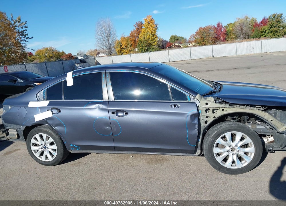 2016 SUBARU LEGACY 2.5I PREMIUM VIN: 4S3BNAC69G3055801