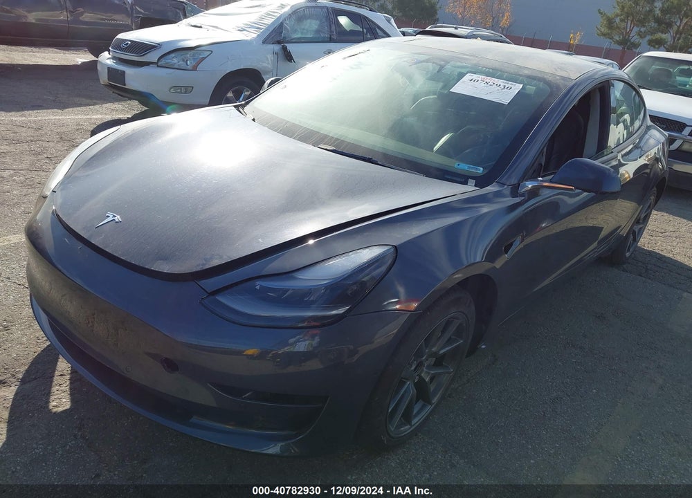 2022 TESLA MODEL 3 REAR-WHEEL DRIVE VIN: 5YJ3E1EA6NF190000