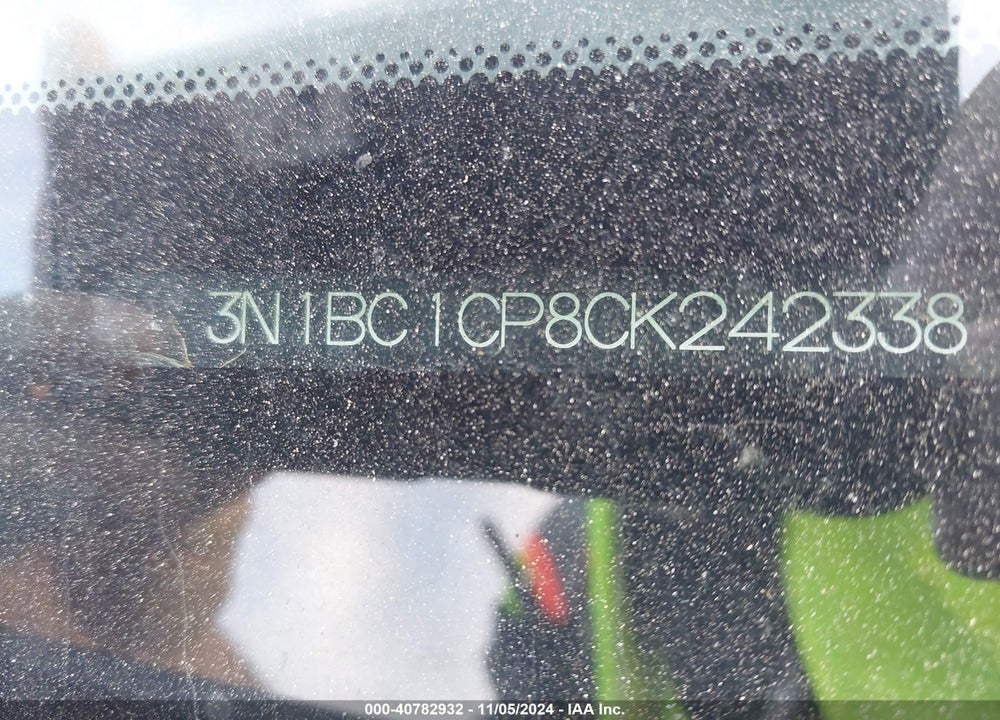 2012 NISSAN VERSA S VIN: 3N1BC1CP8CK242338