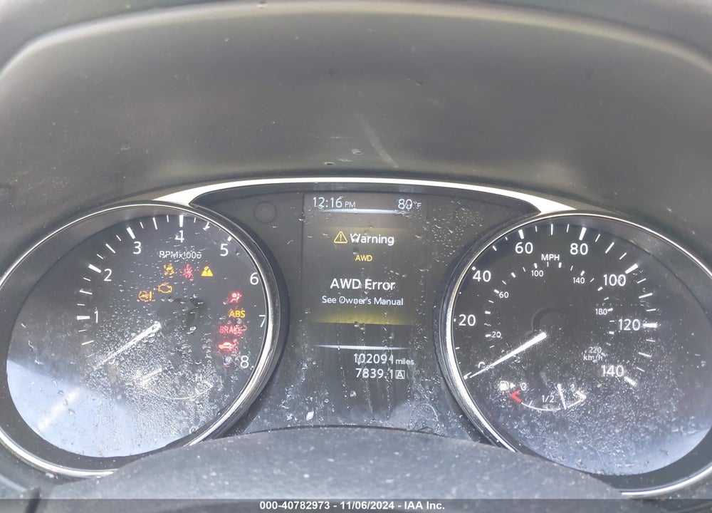 2016 NISSAN ROGUE SV VIN: 5N1AT2MV0GC828373
