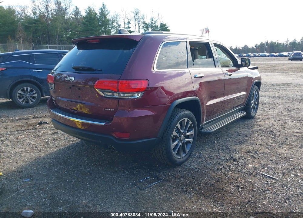 2018 JEEP GRAND CHEROKEE LIMITED 4X4 VIN: 1C4RJFBG3JC204163