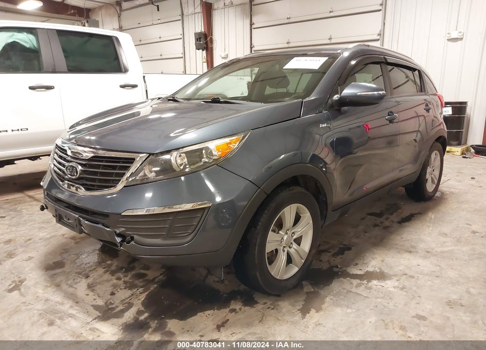 2011 KIA SPORTAGE LX VIN: KNDPBCA20B7034637