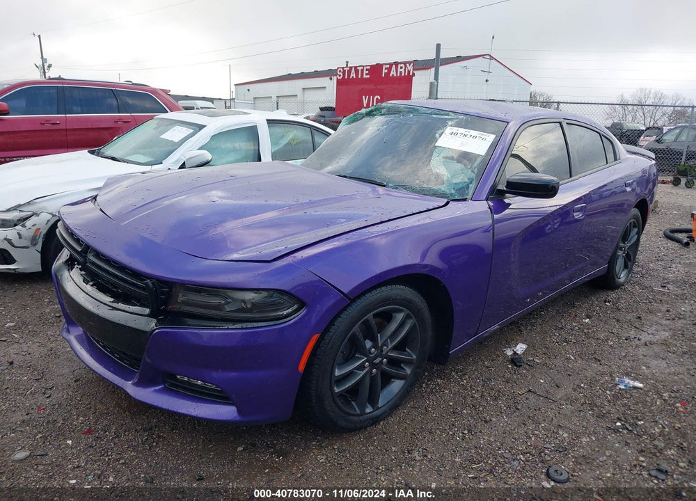 2019 DODGE CHARGER SXT AWD VIN: 2C3CDXJG4KH743396