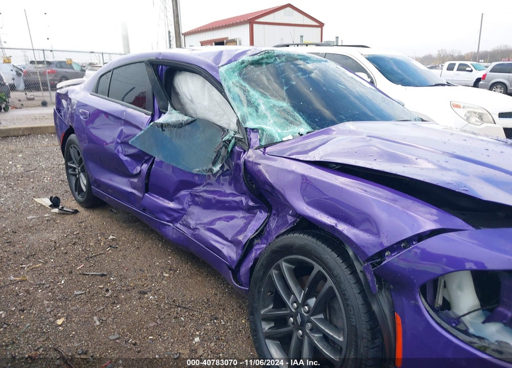 2019 DODGE CHARGER SXT AWD VIN: 2C3CDXJG4KH743396