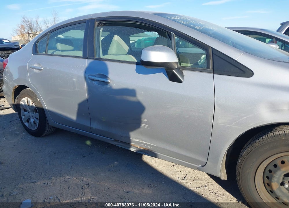 2012 HONDA CIVIC LX VIN: 19XFB2F54CE085763