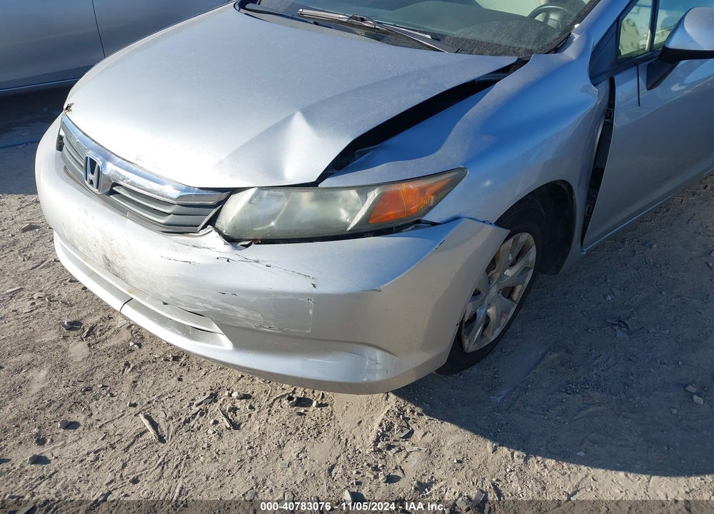2012 HONDA CIVIC LX VIN: 19XFB2F54CE085763