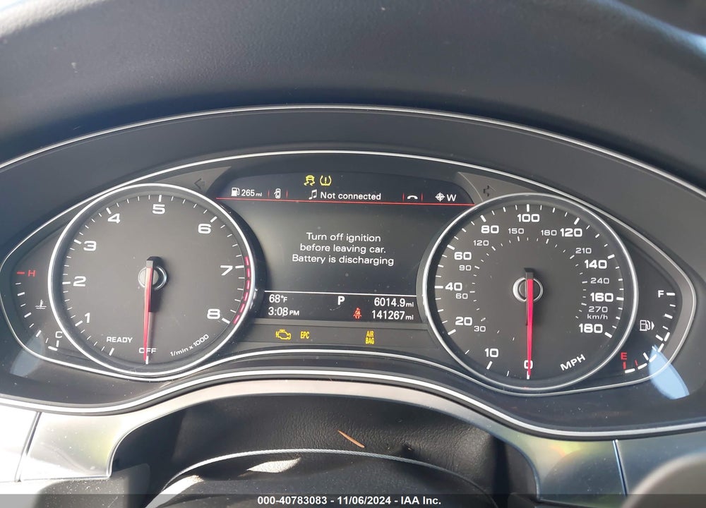 2016 AUDI A6 2.0T PREMIUM PLUS VIN: WAUGFAFCXGN121813