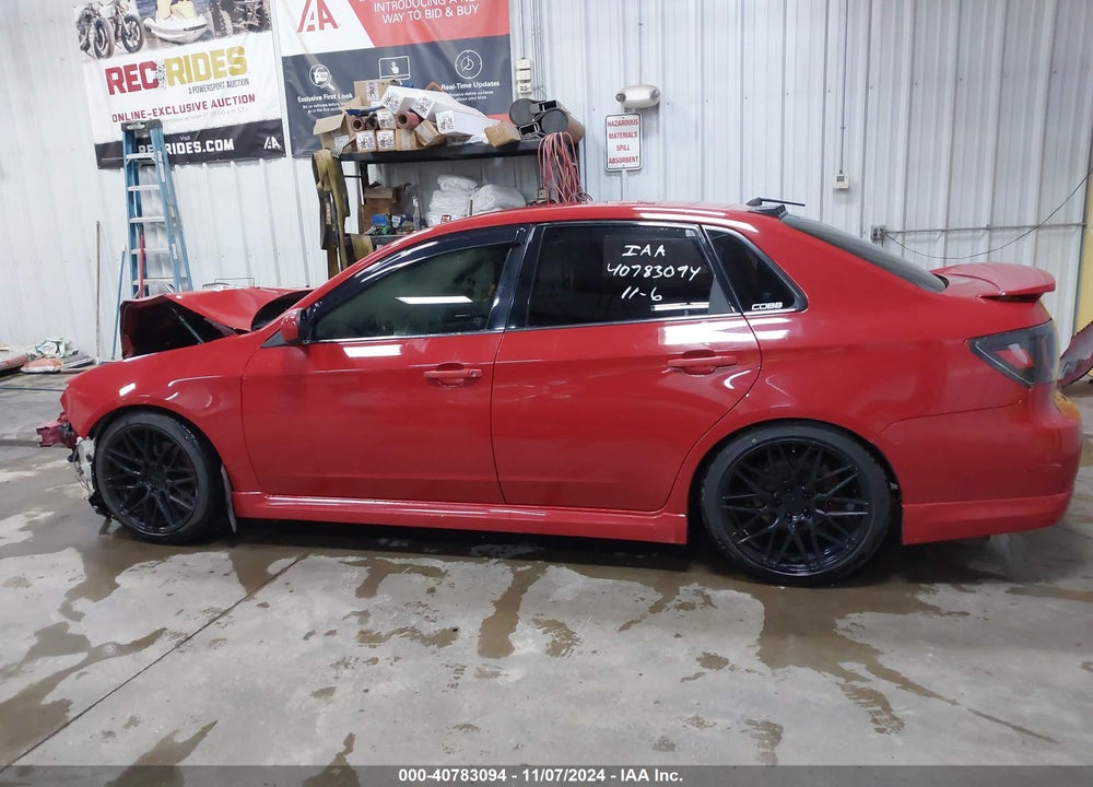 2009 SUBARU IMPREZA WRX VIN: JF1GE76679G508092