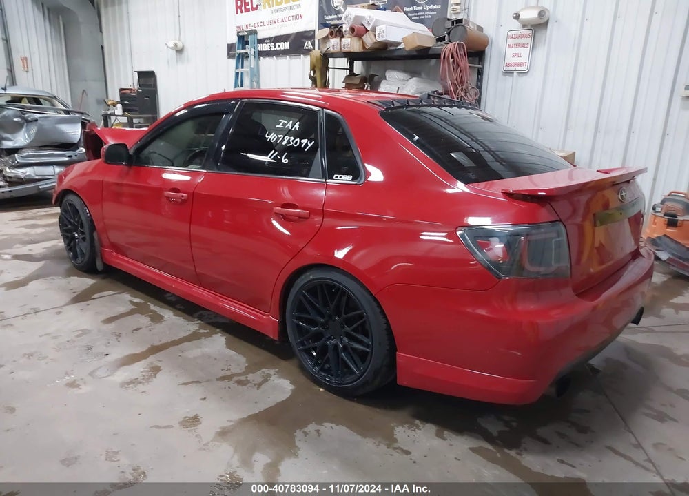 2009 SUBARU IMPREZA WRX VIN: JF1GE76679G508092