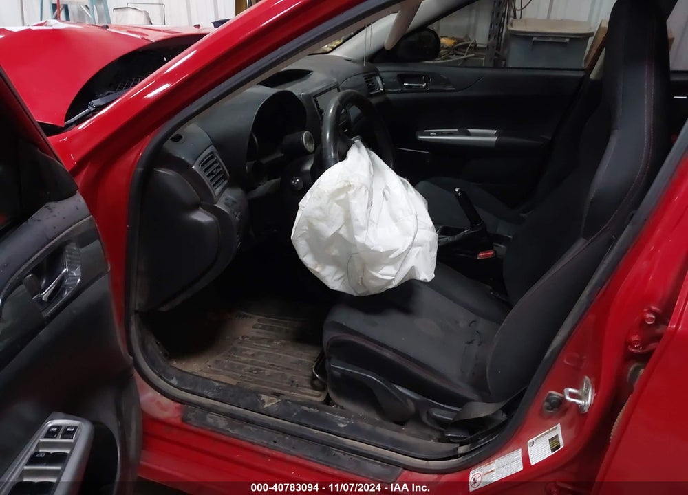 2009 SUBARU IMPREZA WRX VIN: JF1GE76679G508092