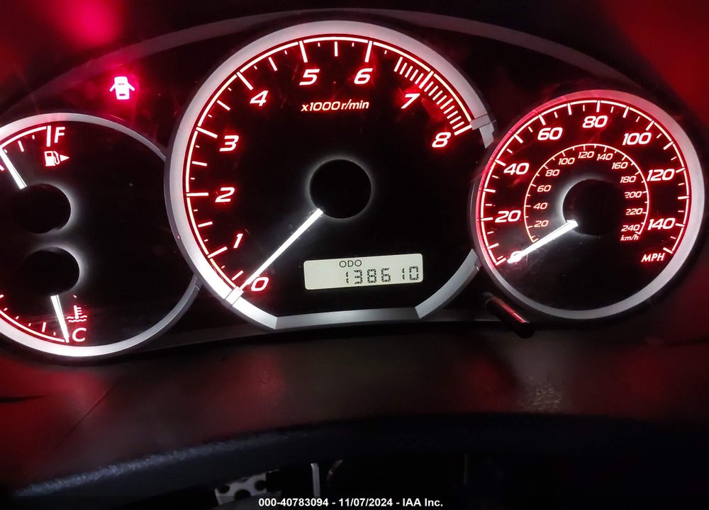 2009 SUBARU IMPREZA WRX VIN: JF1GE76679G508092