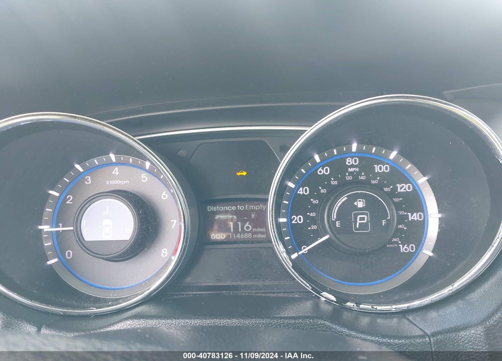 2014 HYUNDAI SONATA GLS VIN: 5NPEB4AC5EH835943