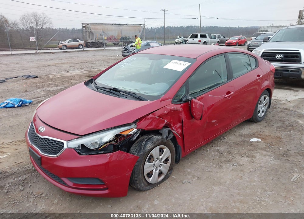 2016 KIA FORTE LX VIN: KNAFK4A64G5574982
