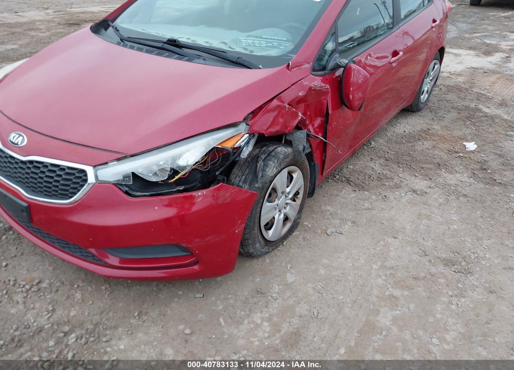 2016 KIA FORTE LX VIN: KNAFK4A64G5574982