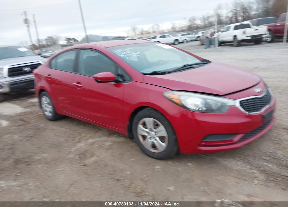 2016 KIA FORTE LX VIN: KNAFK4A64G5574982