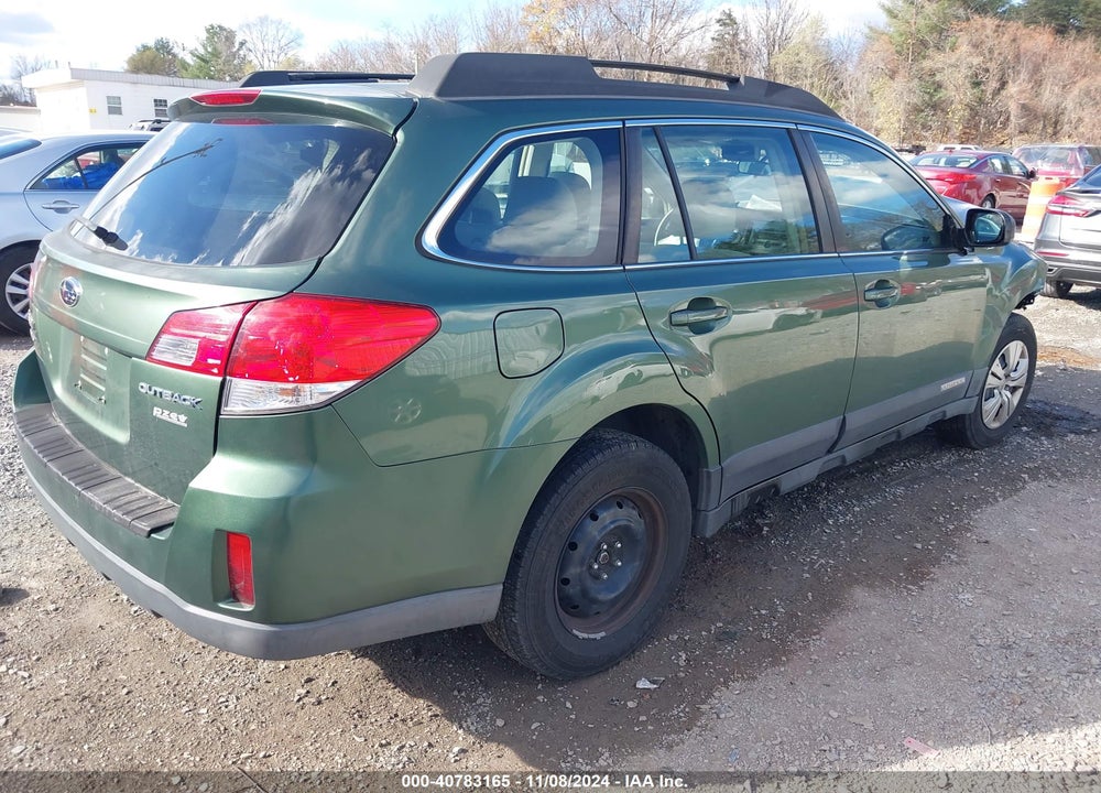 2010 SUBARU OUTBACK 2.5I VIN: 4S4BRCAC9A3366723