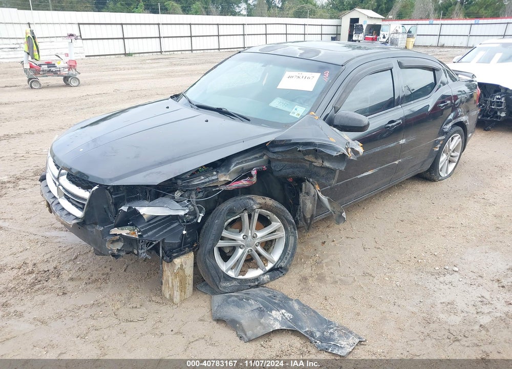 2011 DODGE AVENGER MAINSTREET VIN: 1B3BD1FG3BN506792