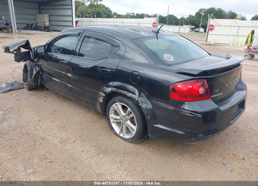 2011 DODGE AVENGER MAINSTREET VIN: 1B3BD1FG3BN506792