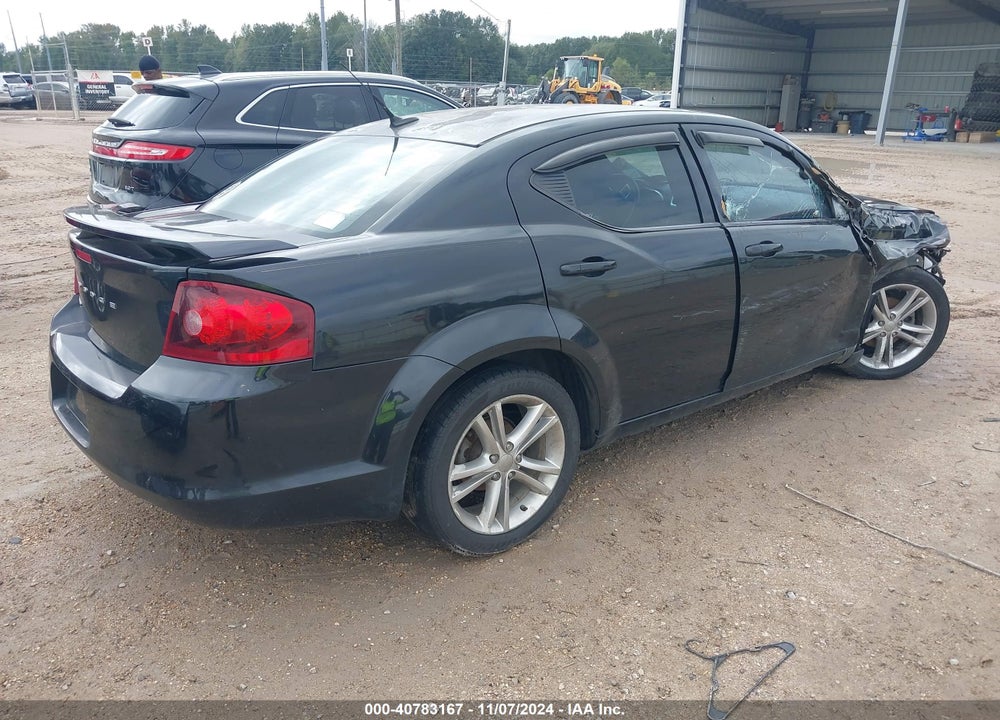 2011 DODGE AVENGER MAINSTREET VIN: 1B3BD1FG3BN506792