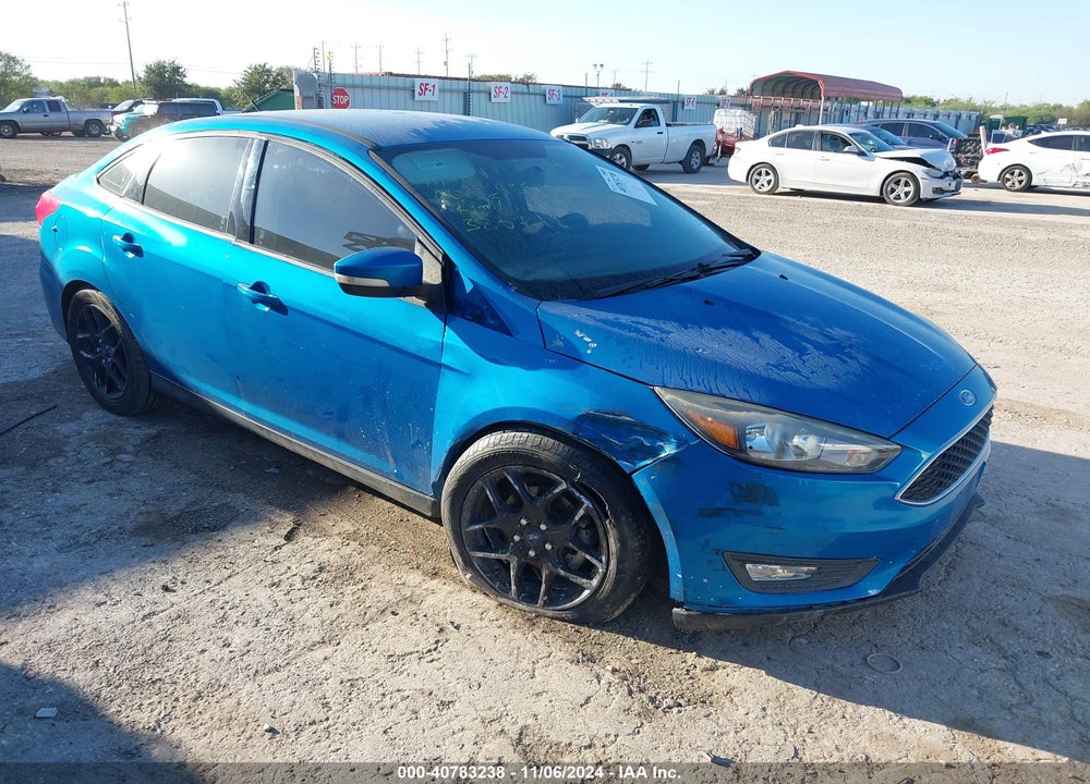 2016 FORD FOCUS SE VIN: 1FADP3F22GL386748