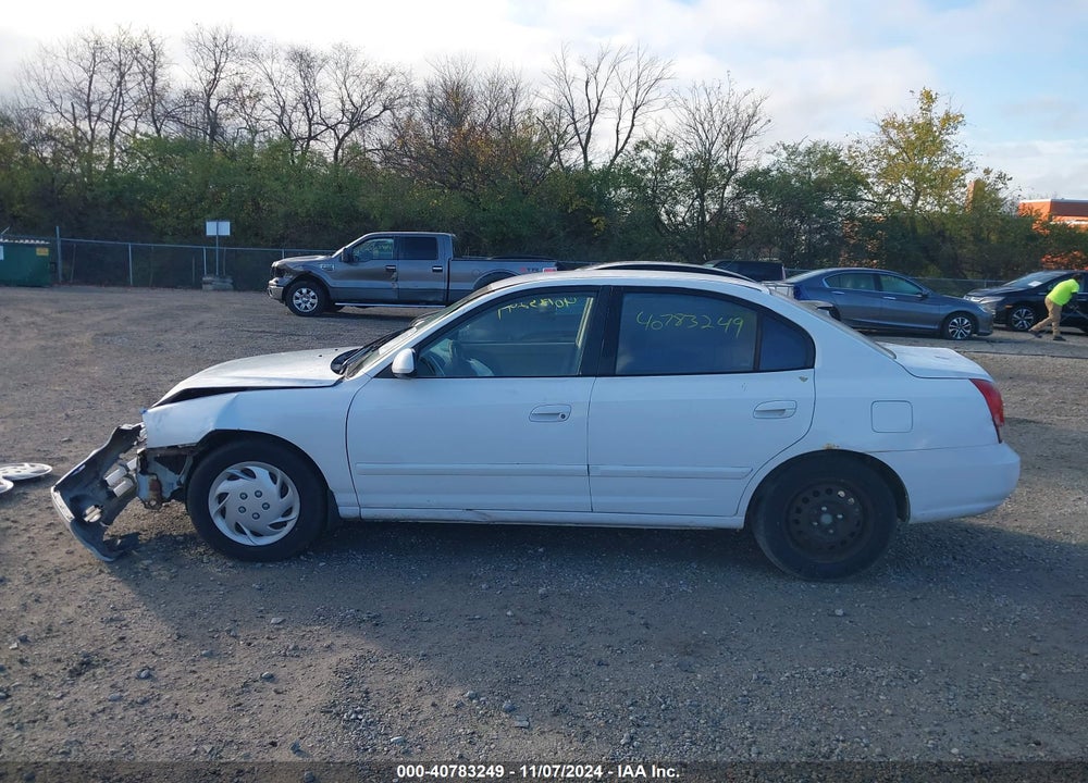 2001 HYUNDAI ELANTRA GLS VIN: KMHDN45D41U127183