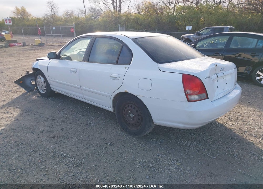 2001 HYUNDAI ELANTRA GLS VIN: KMHDN45D41U127183