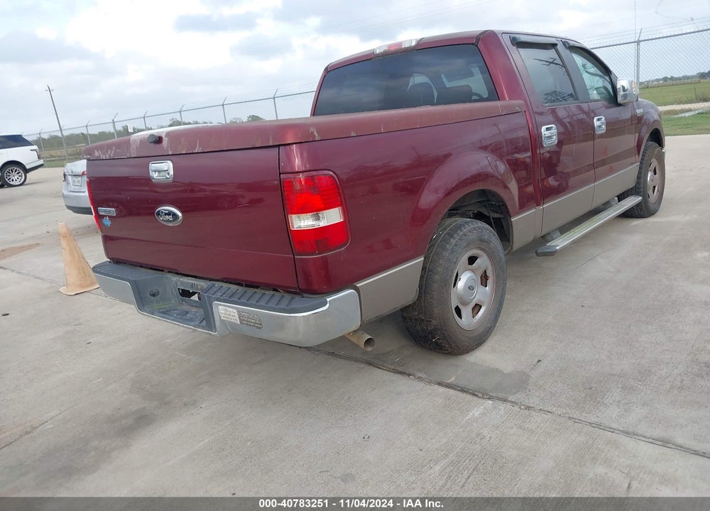 2006 FORD F-150 XLT VIN: 1FTRW12W86FB41031