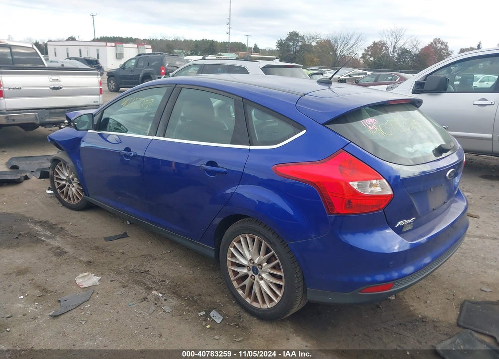 2014 FORD FOCUS TITANIUM VIN: 1FADP3N25EL298520
