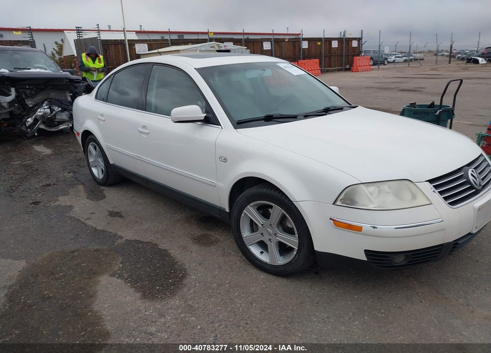2002 VOLKSWAGEN PASSAT GLS VIN: WVWPD63B12P232331