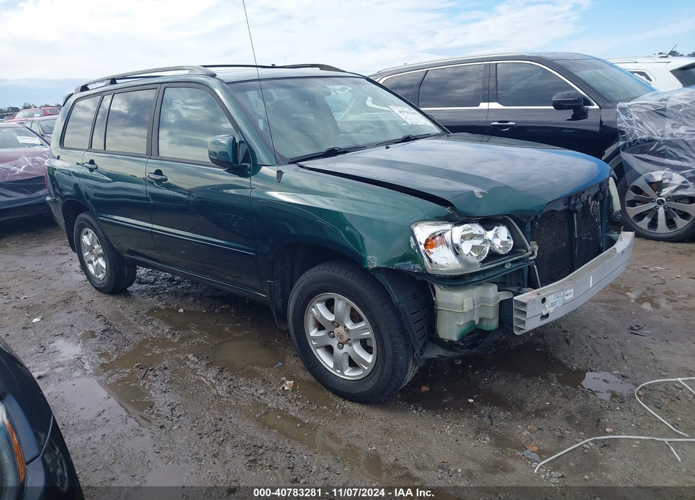 2003 TOYOTA HIGHLANDER V6 VIN: JTEHF21A330116622
