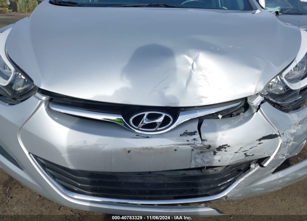 2016 HYUNDAI ELANTRA SE VIN: 5NPDH4AE2GH698040