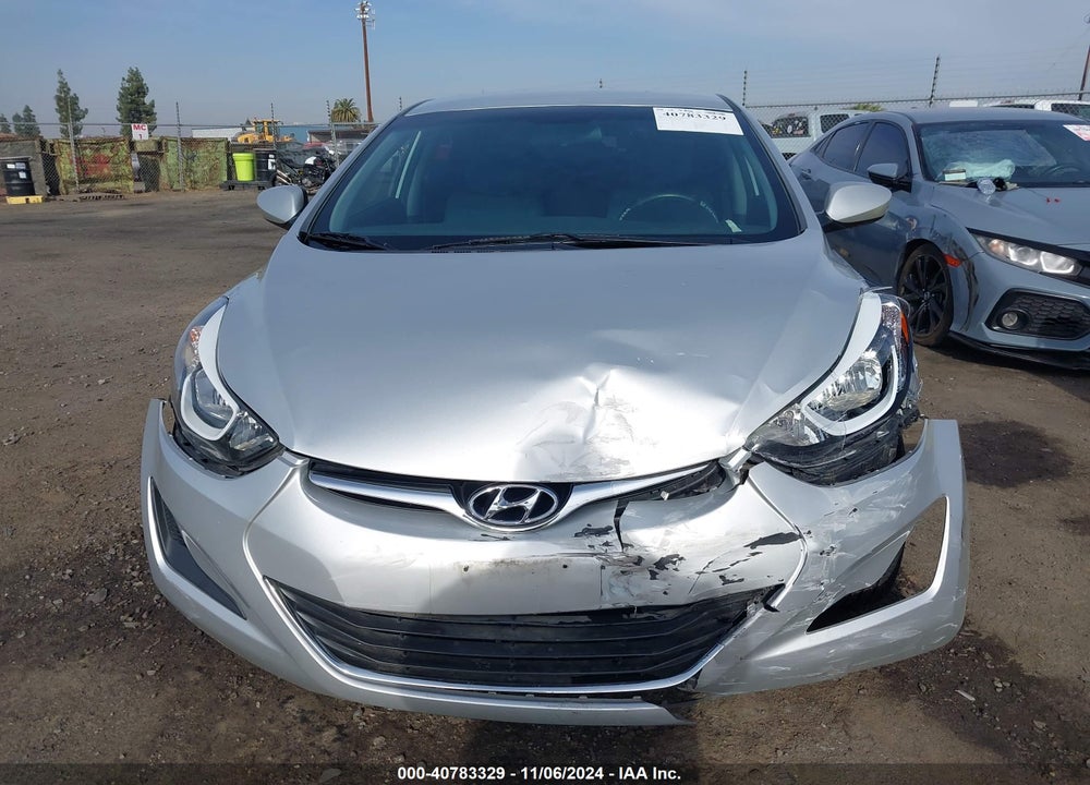 2016 HYUNDAI ELANTRA SE VIN: 5NPDH4AE2GH698040