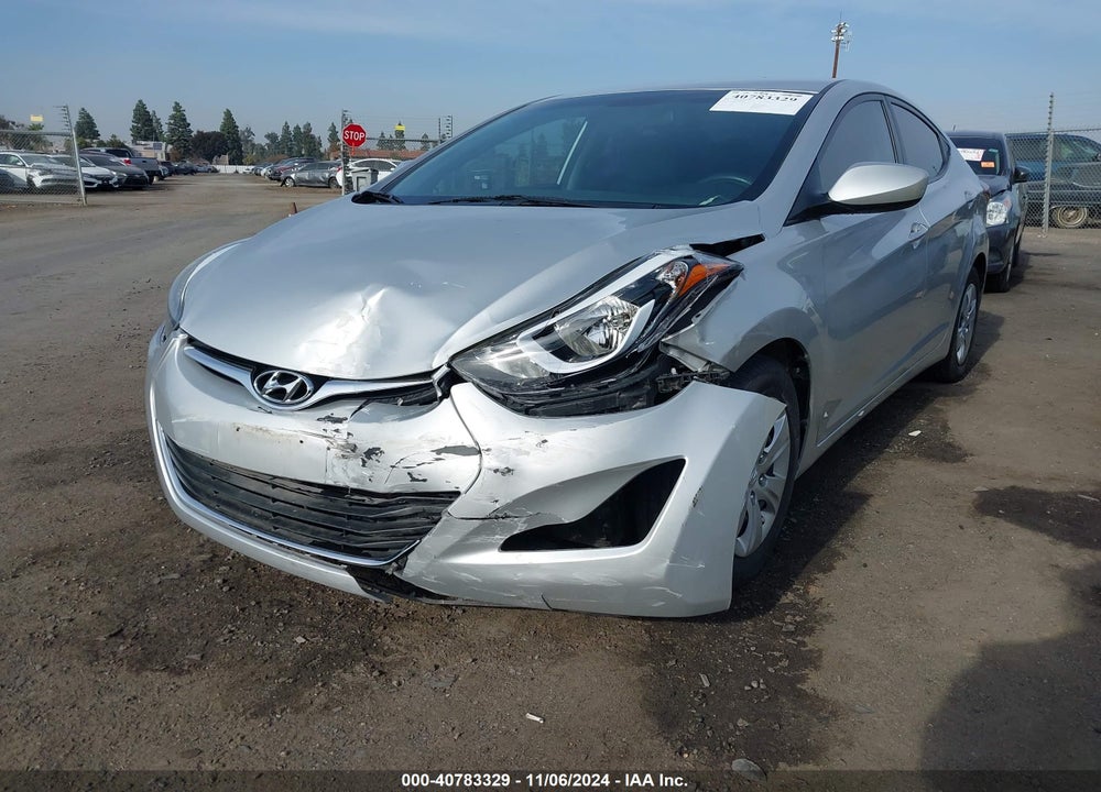 2016 HYUNDAI ELANTRA SE VIN: 5NPDH4AE2GH698040