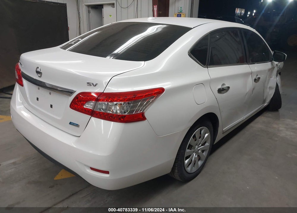 2013 NISSAN SENTRA SV VIN: 3N1AB7AP4DL662274