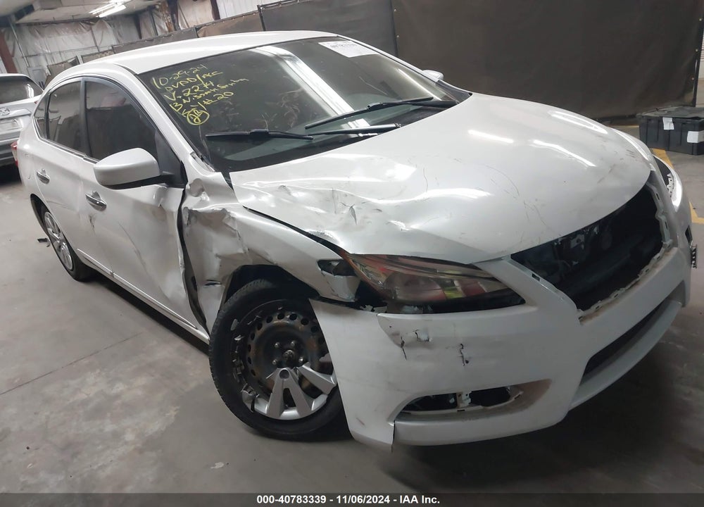 2013 NISSAN SENTRA SV VIN: 3N1AB7AP4DL662274