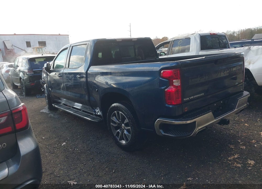 2021 CHEVROLET SILVERADO 1500 4WD SHORT BED LT VIN: 3GCUYDED3MG255384