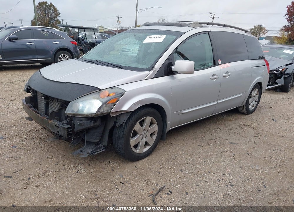 2005 NISSAN QUEST 3.5 SE VIN: 5N1BV28U75N107436