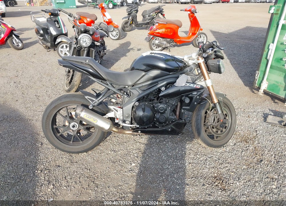 2012 TRIUMPH MOTORCYCLE SPEED TRIPLE ABS VIN: SMTN01PK5CT517348