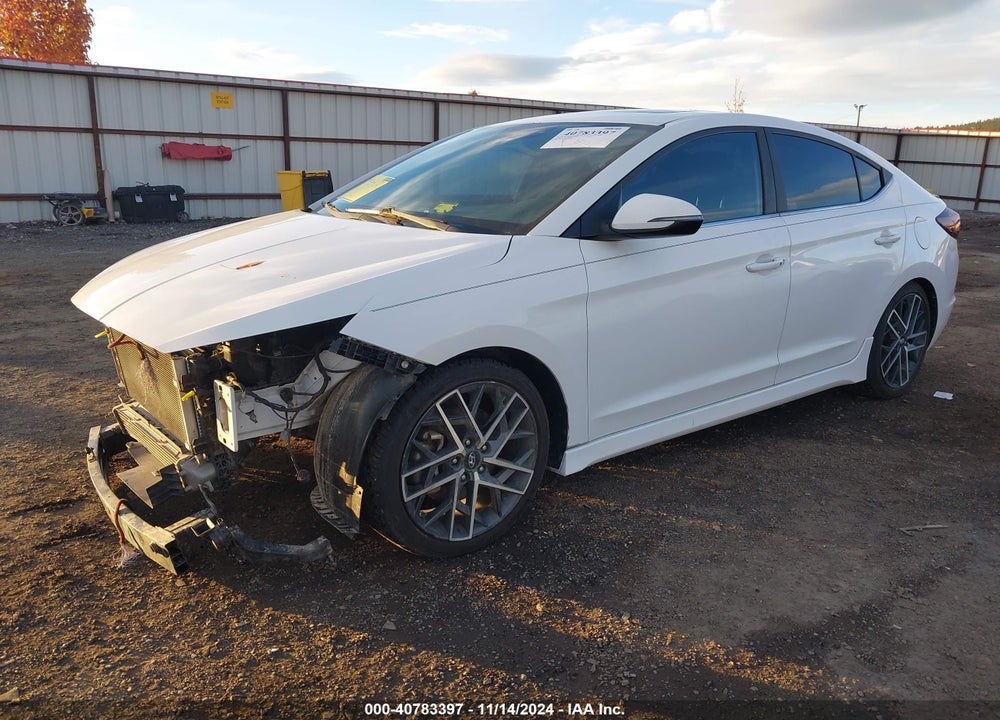 2019 HYUNDAI ELANTRA SPORT VIN: KMHD04LBXKU839344