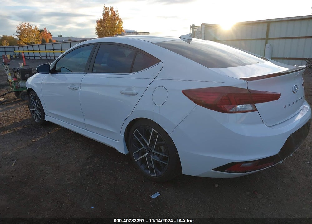 2019 HYUNDAI ELANTRA SPORT VIN: KMHD04LBXKU839344