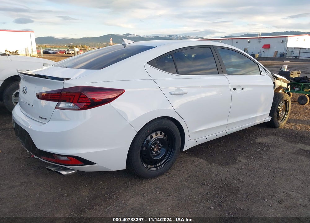 2019 HYUNDAI ELANTRA SPORT VIN: KMHD04LBXKU839344