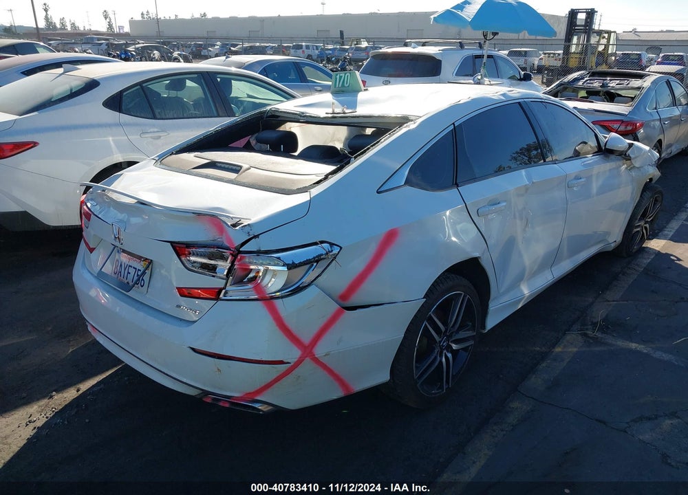 2018 HONDA ACCORD SPORT VIN: 1HGCV1F30JA022440
