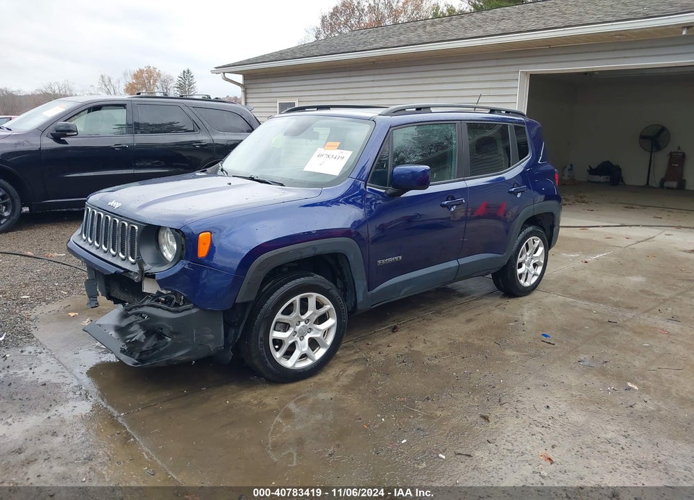 2017 JEEP RENEGADE LATITUDE 4X4 VIN: ZACCJBBBXHPE46876
