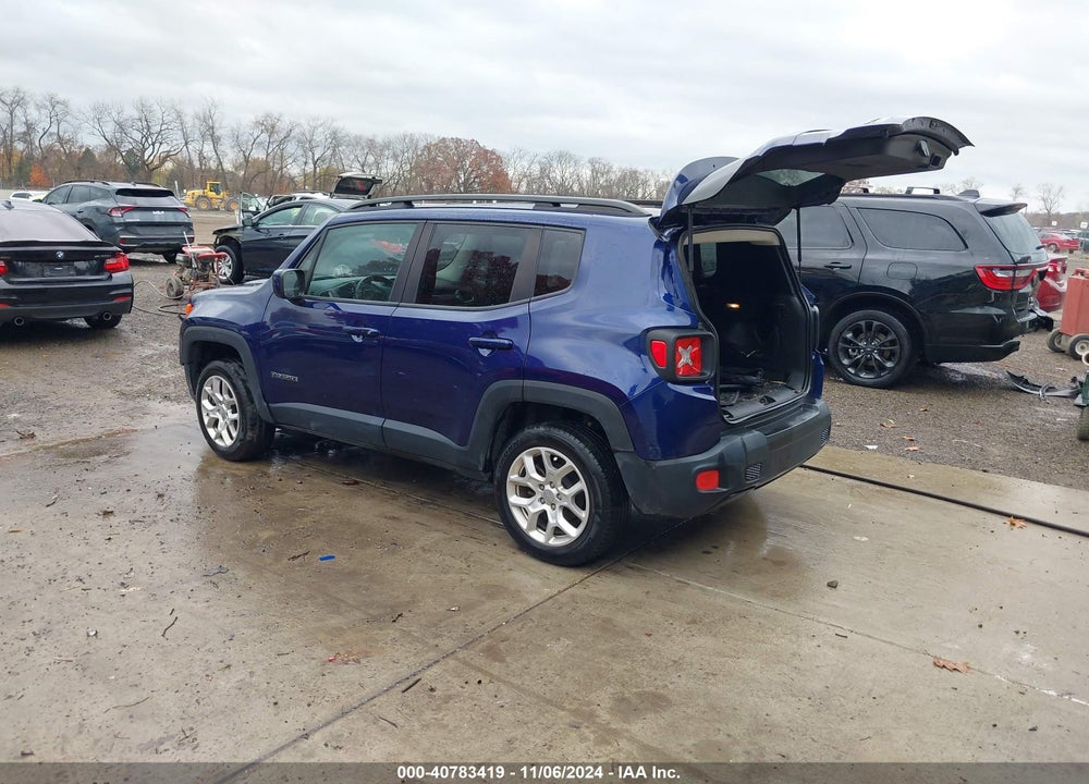 2017 JEEP RENEGADE LATITUDE 4X4 VIN: ZACCJBBBXHPE46876